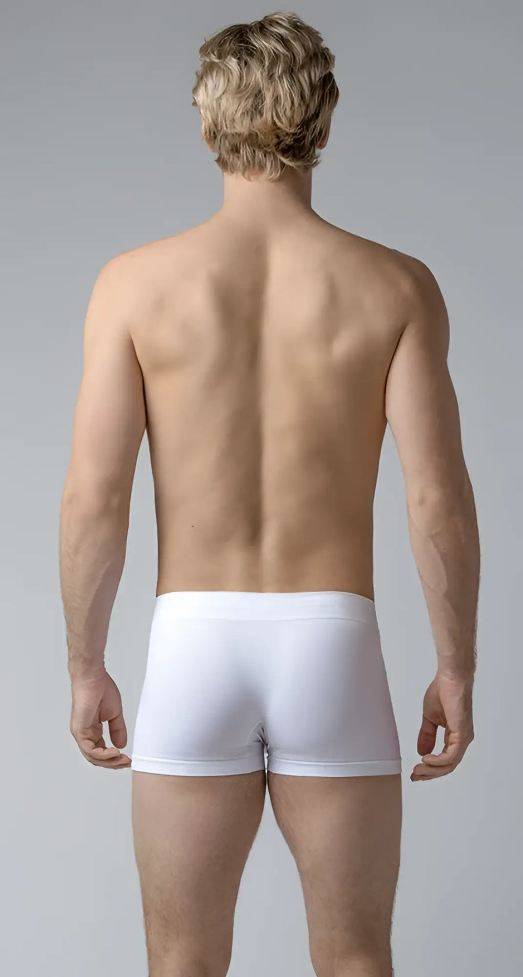 White men’s briefs softest short trunks made of breathable cotton for comfortable everyday wear