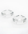 Sport Fucker Boner Expansion Kit clear faceted glass ashtray with smooth rounded design for smoking accessories