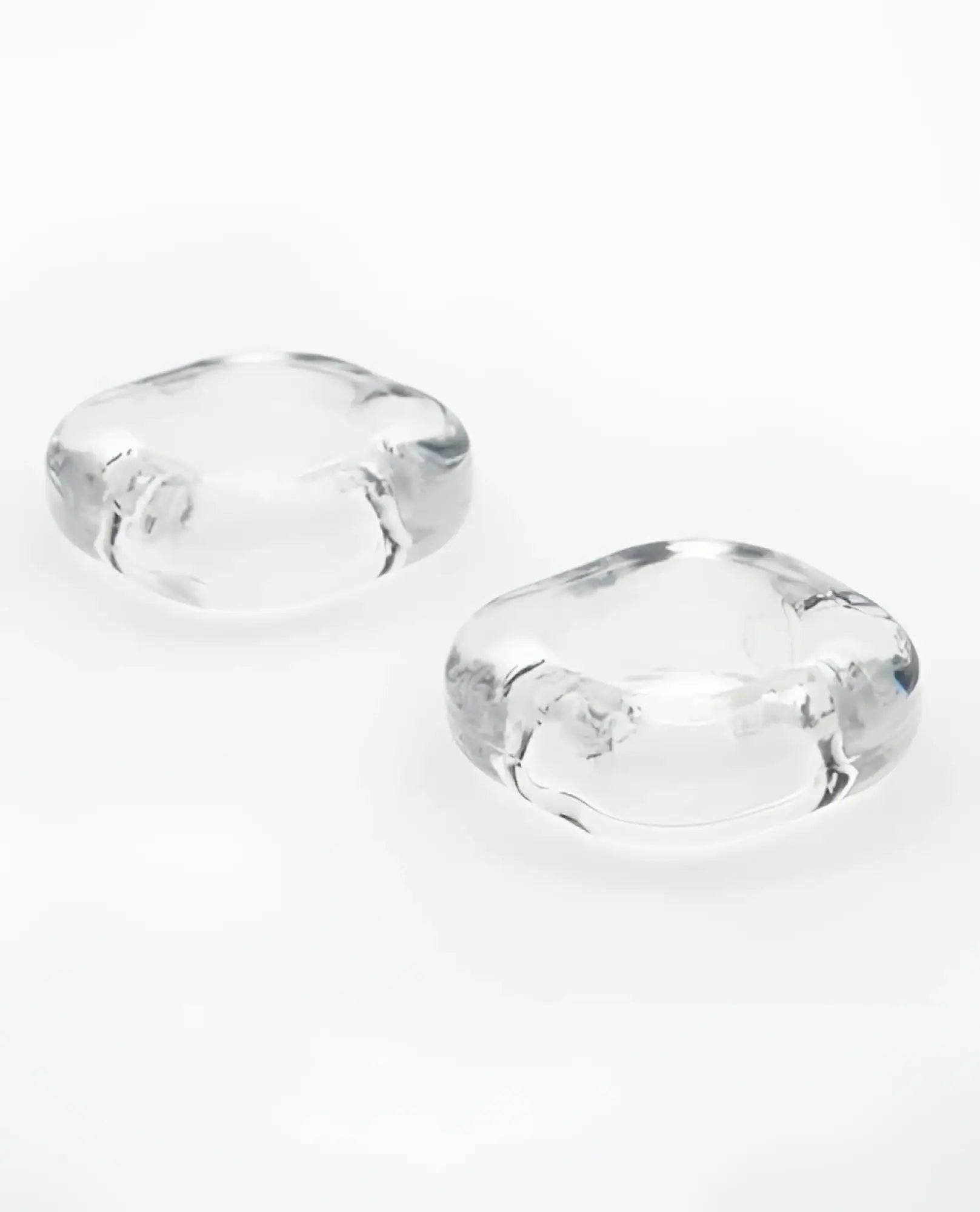 Sport Fucker Boner Expansion Kit clear faceted glass ashtray with smooth rounded design for smoking accessories