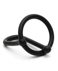 Black silicone sport fucker cum stopper 2.0 ring with bar and ball design for sports use