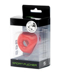 Sport Fucker Energy Ring red silicone sports ring in black and clear packaging for athletic use