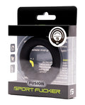 Black silicone metal golf ball marker with neon green branding and circular design sport fucker fusion holeshot ring 67 mm