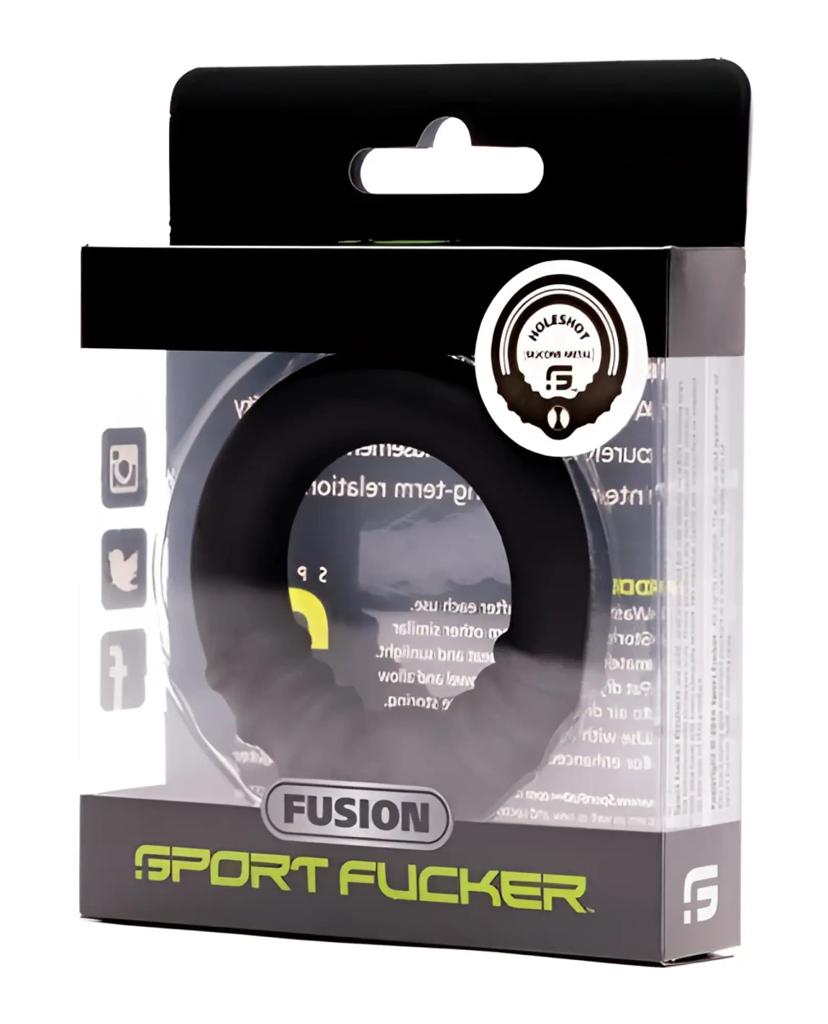 Black silicone metal golf ball marker with neon green branding and circular design sport fucker fusion holeshot ring 67 mm