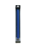 Blue silicone sport flicker locker room hose 12 inch in clear packaging for athletic use