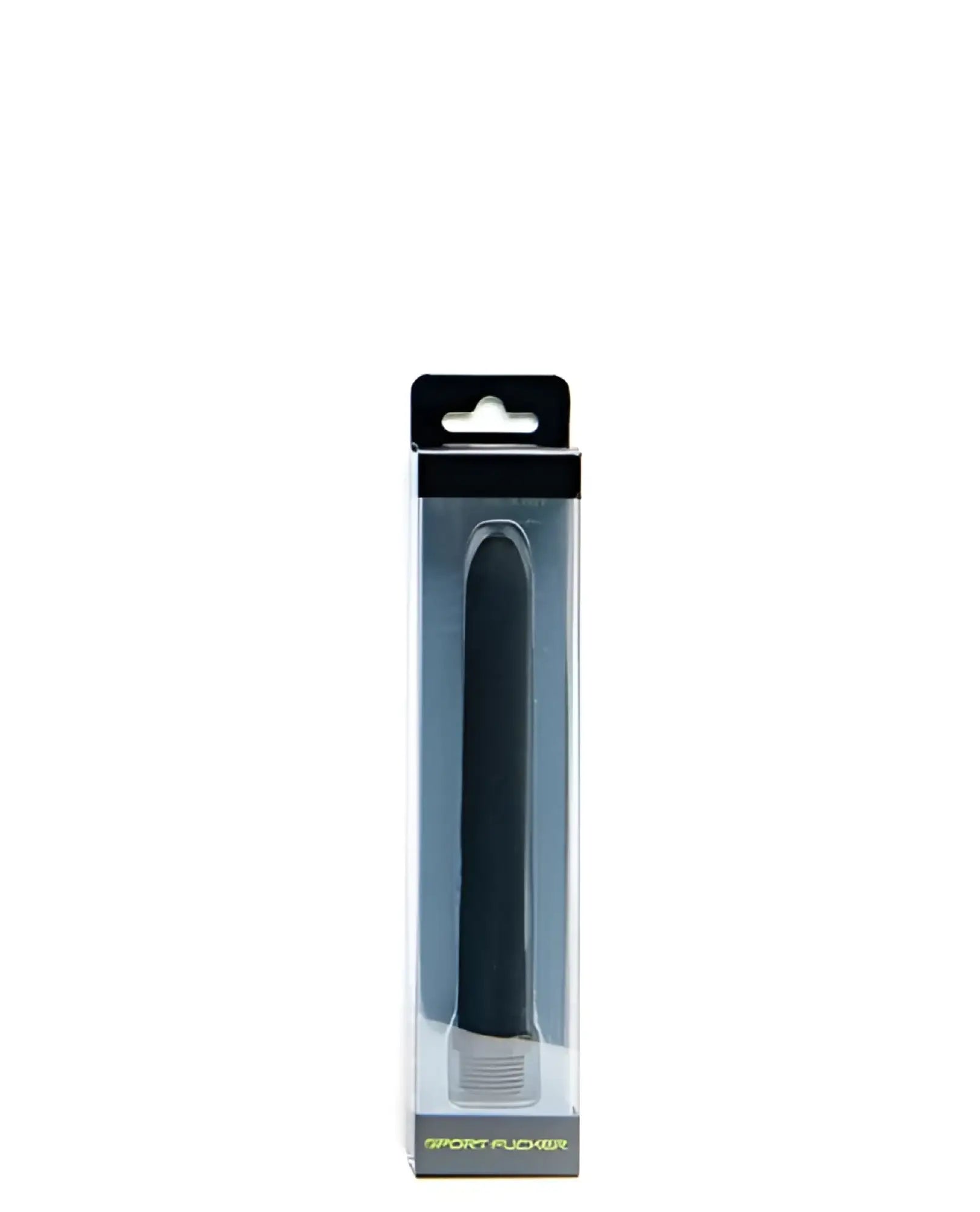 Black sport fucker locker room hose 6 inch sport archer vibratory wand in clear plastic packaging