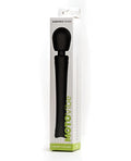 Black silicone sport fucker motovibe subsonic wand in branded packaging highlighting its quiet powerful design