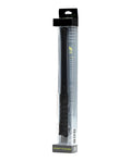 Black sport pucker powershot nozzle hair straightener with textured grip and measurement markings on handle