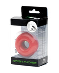 Sport fucker skater boyz red silicone ring in black and clear plastic package for active wear