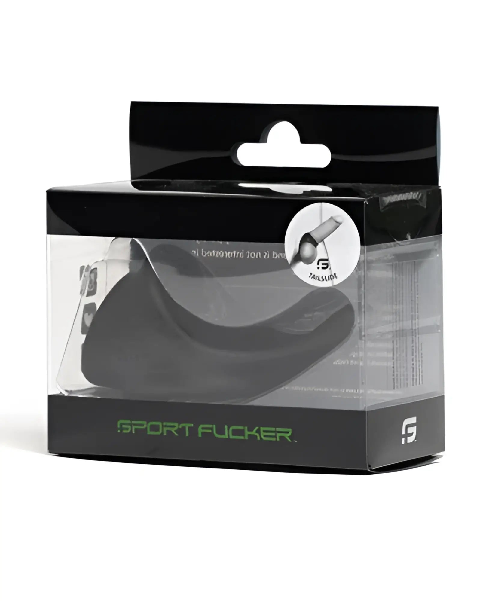 Black plastic sport fucker tailslide toy in branded packaging designed for sport and recreational use