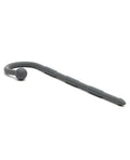 Gray silicone prostate massager with rounded head and segmented body from sport fucker ultra sound urethra plug line