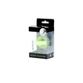 Lime green silicone sport fucker universal cockring glow with black packaging shown from the front side