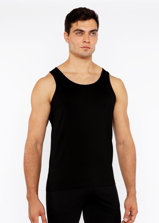 CAMISETA DE TIRANTES DE JERSEY ELÁSTICA CON CORTE LÁSER CIRCLE SPINE