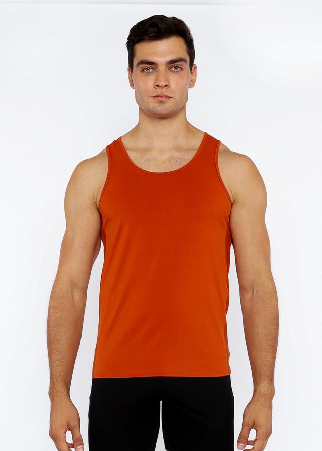 CAMISETA DE TIRANTES DE JERSEY ELÁSTICA CON CORTE LÁSER CIRCLE SPINE