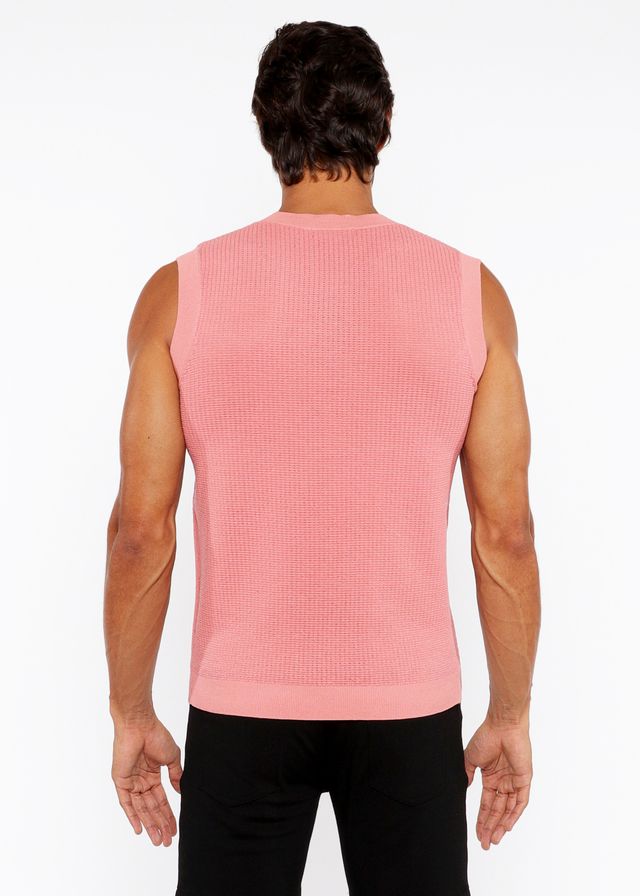 STRUKTURIERTE, OFFEN GESTRICKTE WESTE