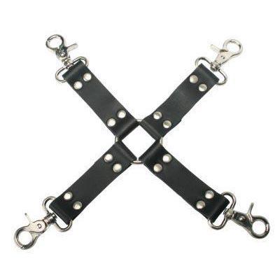 Strenger Hog Tie aus Leder 