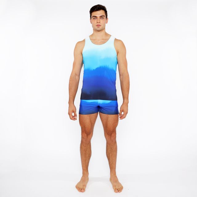 BAÑADOR CON ESTAMPADO DEGRADADO