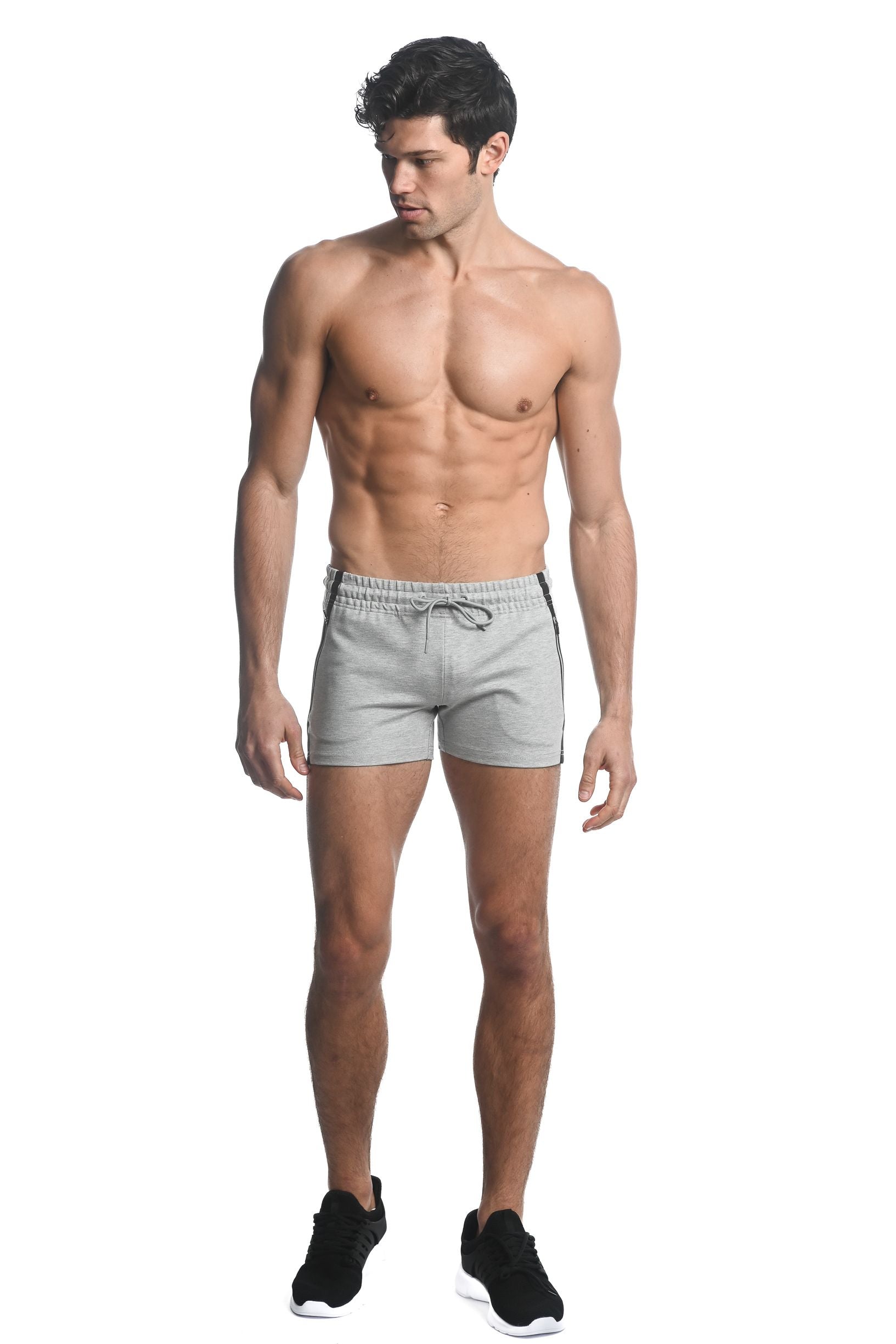 ALPHA GYM SHORTS MIT HEISSVERSCHWEISSTEN REISSVERSCHLÜSSEN