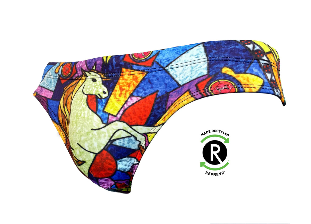 Maris Equi Buntglas-Badehose für Herren