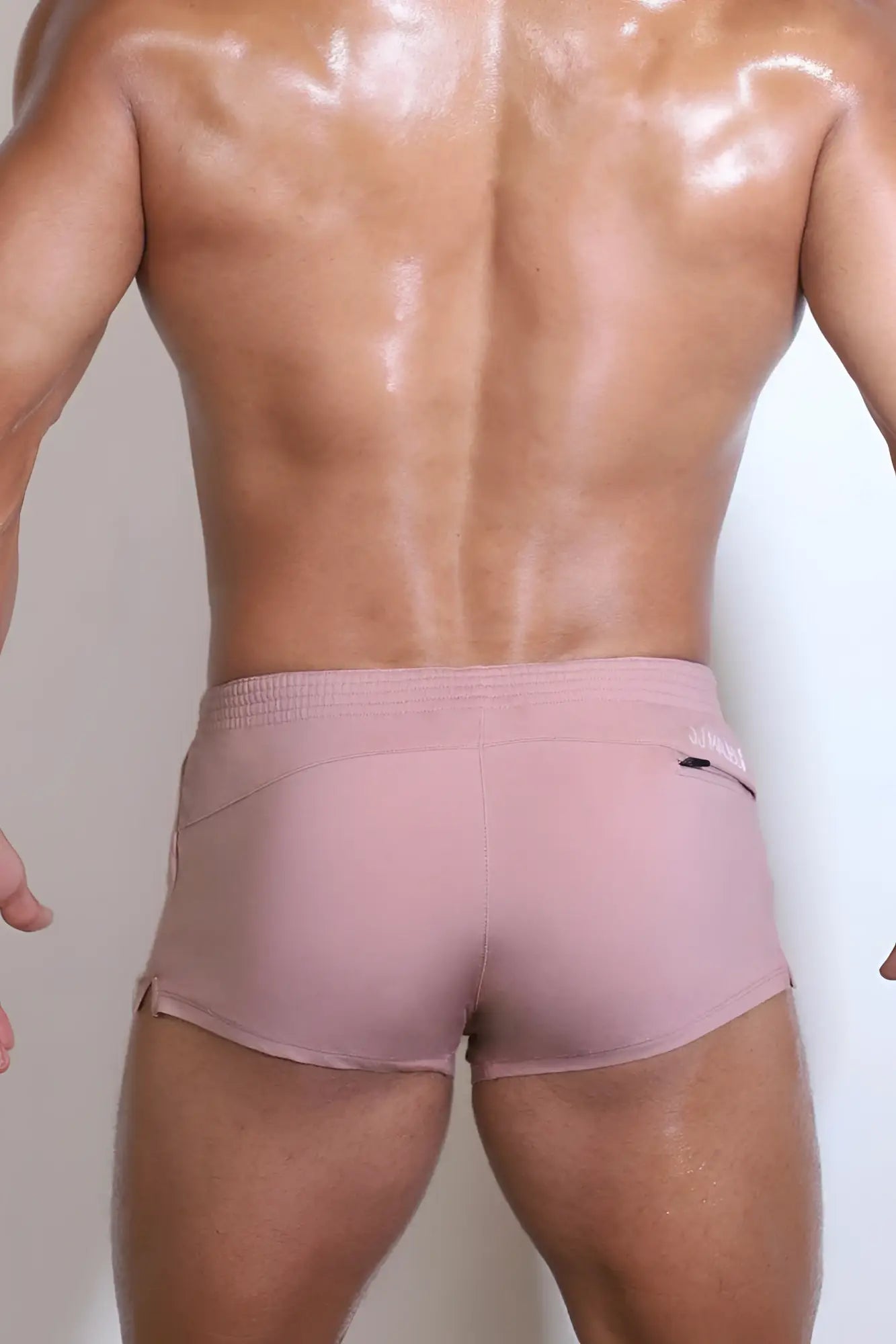 Stretch-it 2 inch short shorts in raspberry glace with snug fit and elastic waistband for athletic use