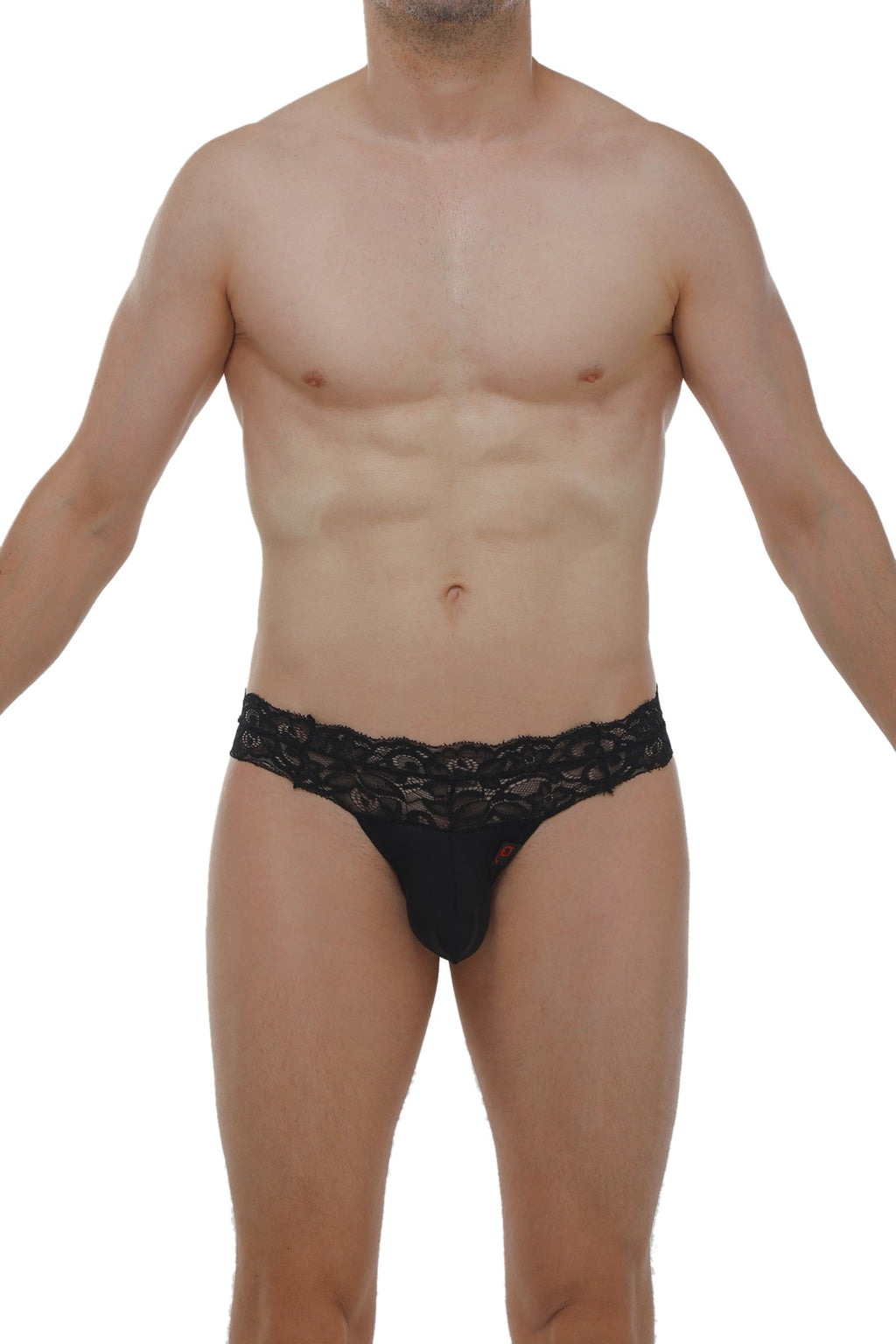 Thong Plessis Lace Black