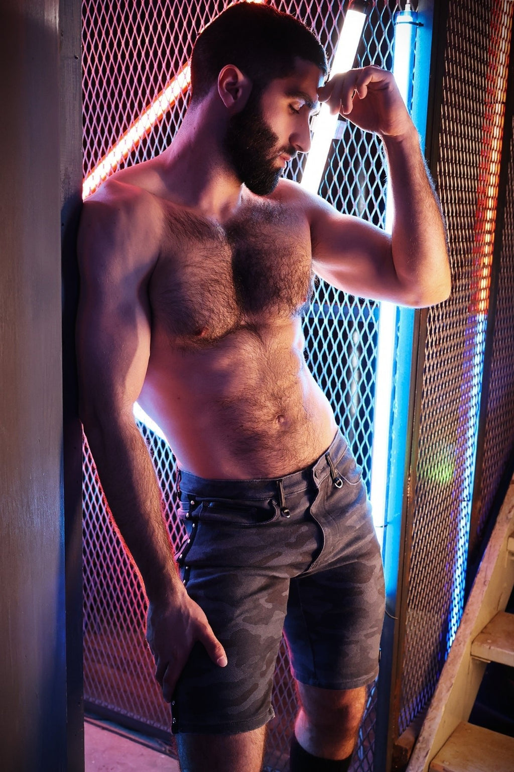 Breedwell Gay Men's Stud Shorts