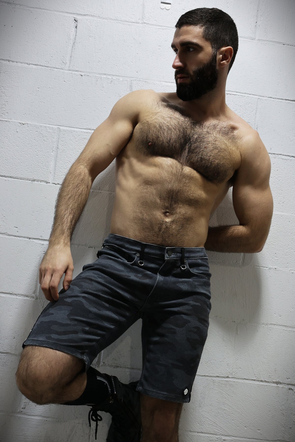 Breedwell Gay Men's Stud Shorts