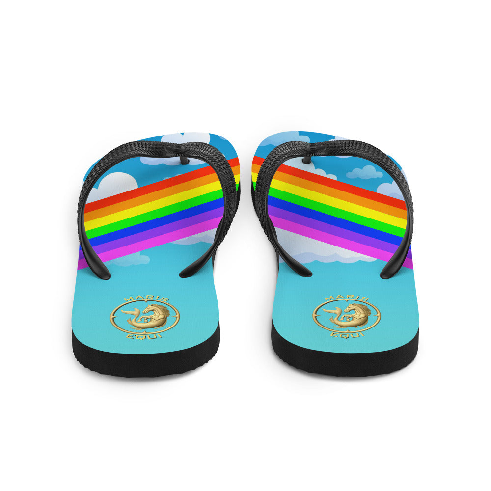 Maris Equi Men's Rainbow Flip-Flops