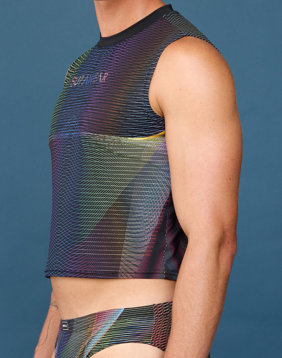 SUPAWEAR Contour Pride Crop Tank - Rainbow
