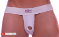 Suspension jockstrap white go softwear athletic brief with supportive contoured design and elastic waistband