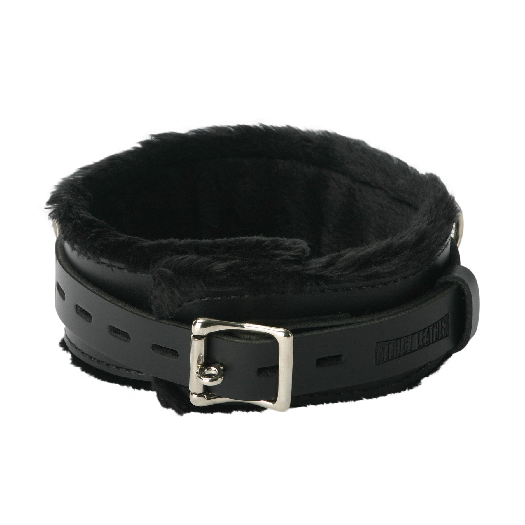 Strict Leather Premium Fur Lined Locking Collar