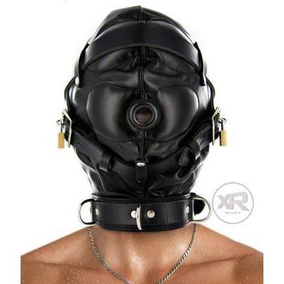 Premium Total Sensory Deprivation Leather Hood