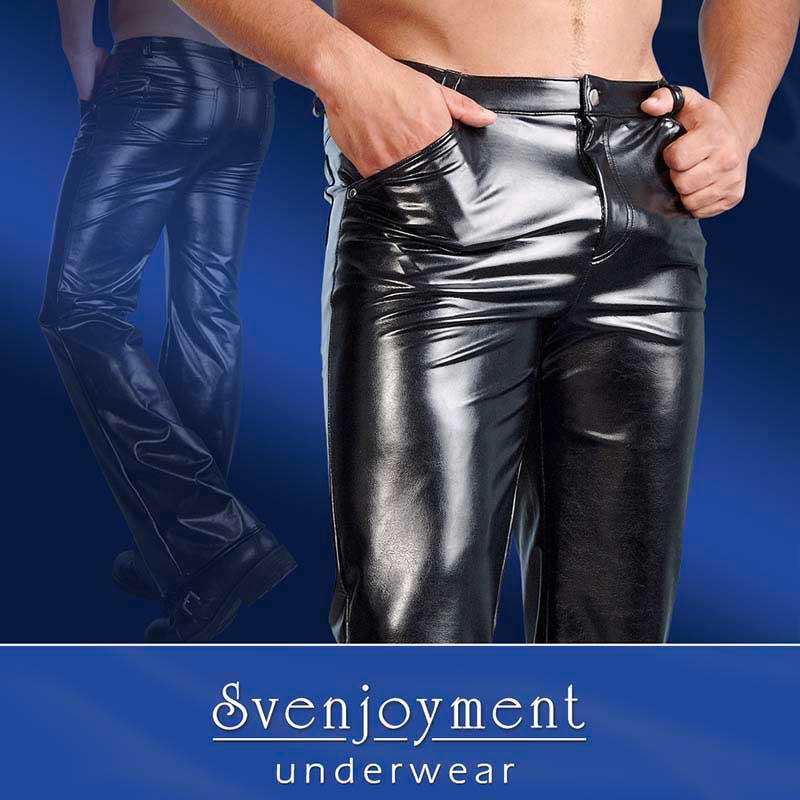 Svenjoyment Hose mit Taschen und Reißverschluss, Schwarz, 2140110, Größe M