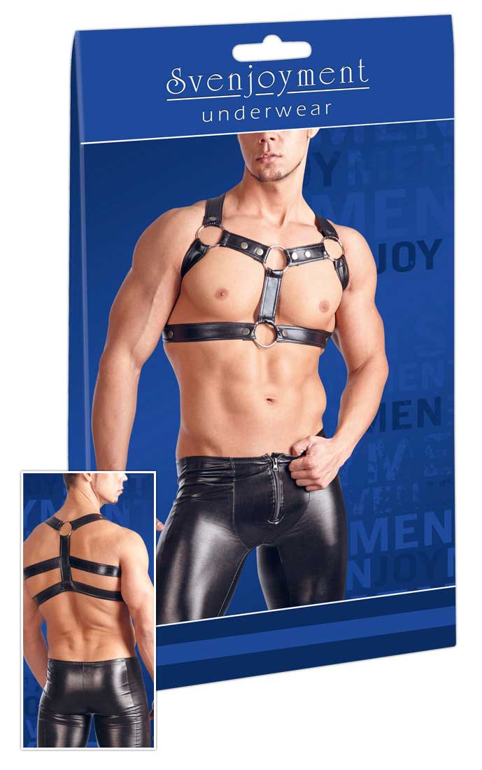 Svenjoyment Multi Ring Adjustable Chest Harness 2160854 Size L/XL