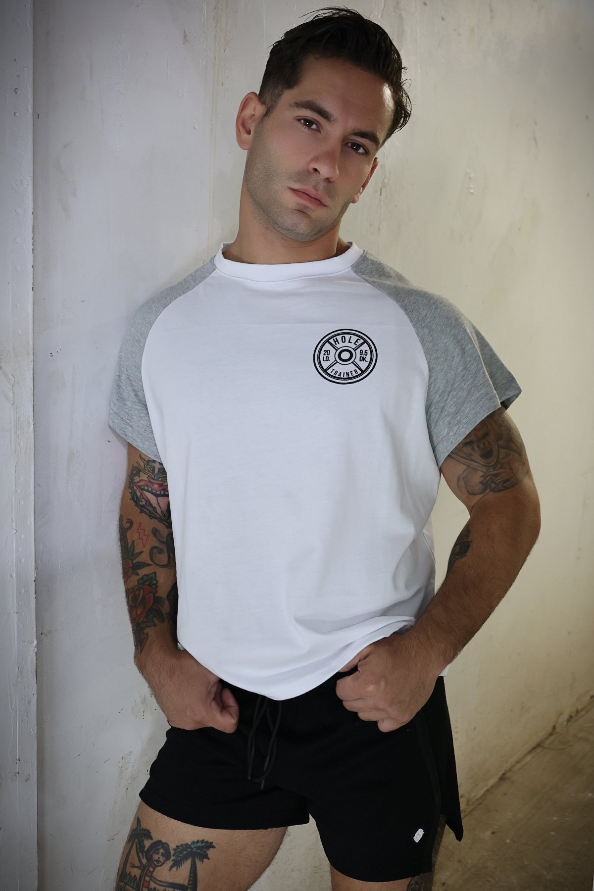 Breedwell Gay Men's Sweat & Sin Raglan Tee
