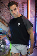 Breedwell Gay Men's Sweat & Sin Raglan Tee