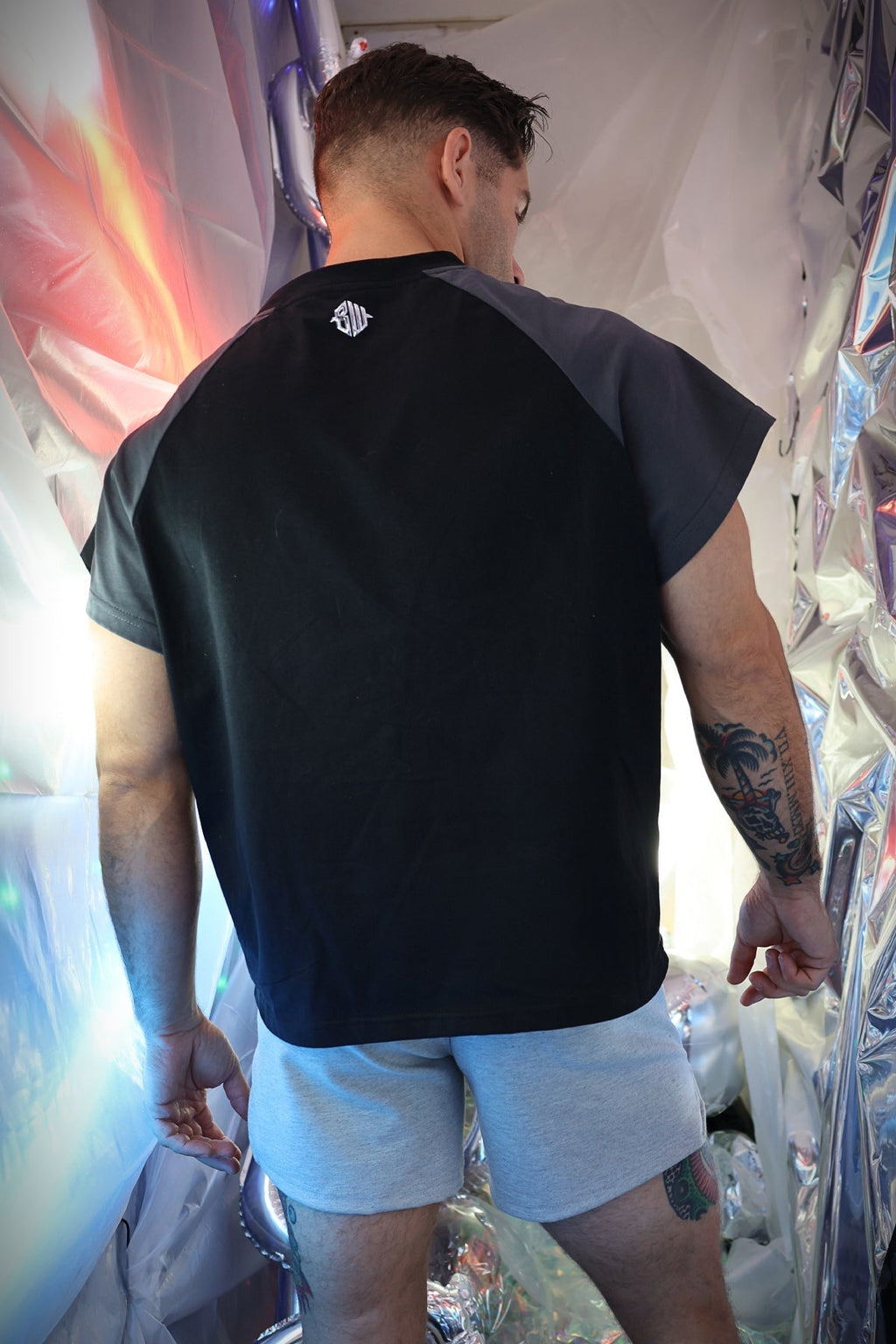 Breedwell Gay Men's Sweat & Sin Raglan Tee