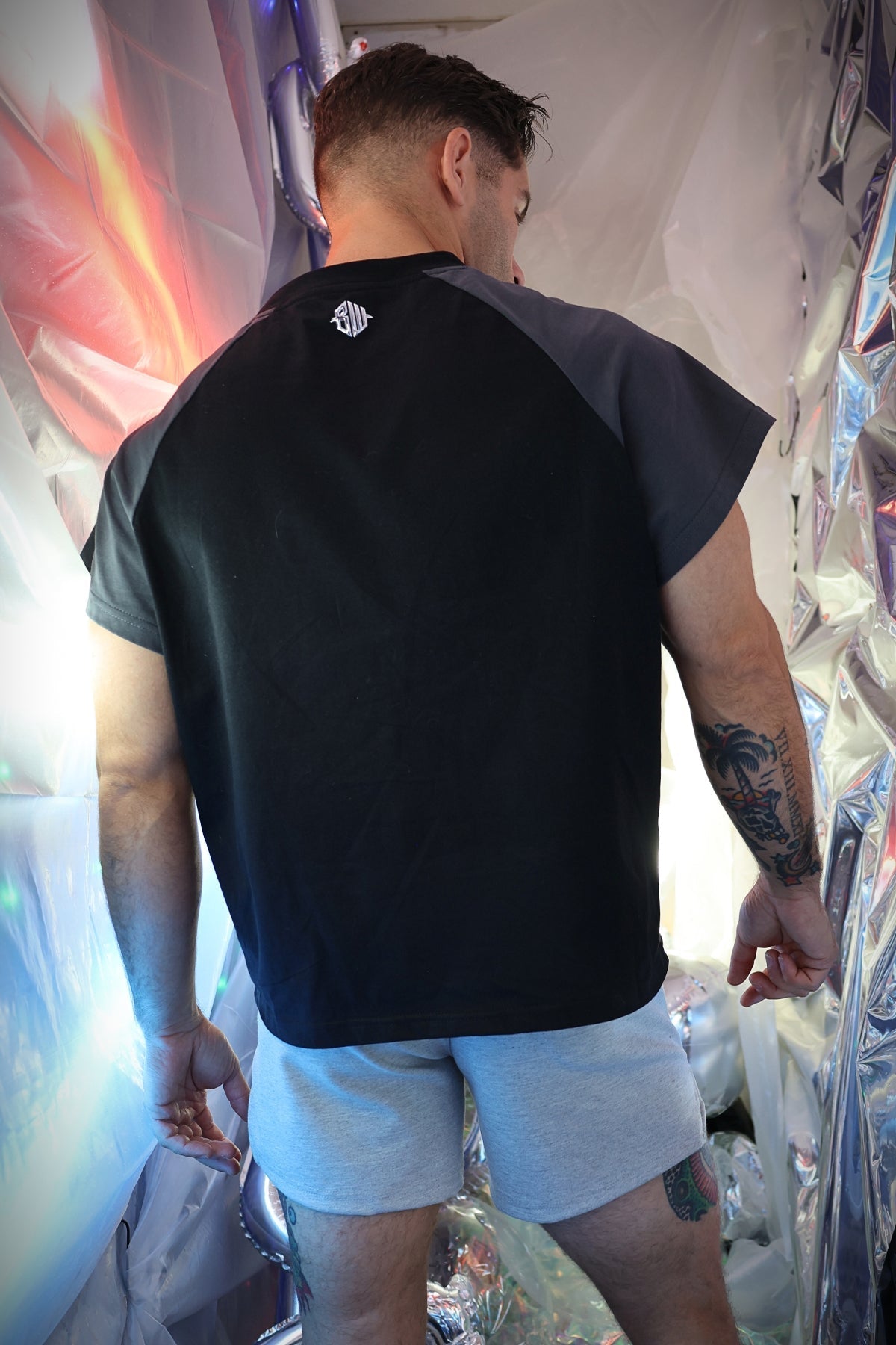 Breedwell Gay Men's Sweat & Sin Raglan Tee