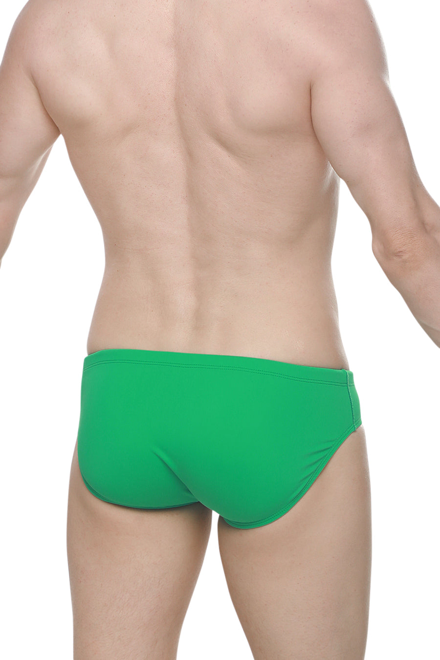 PetitQ Men's Swim Brief Racou Green