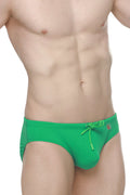 PetitQ Men's Swim Brief Racou Green