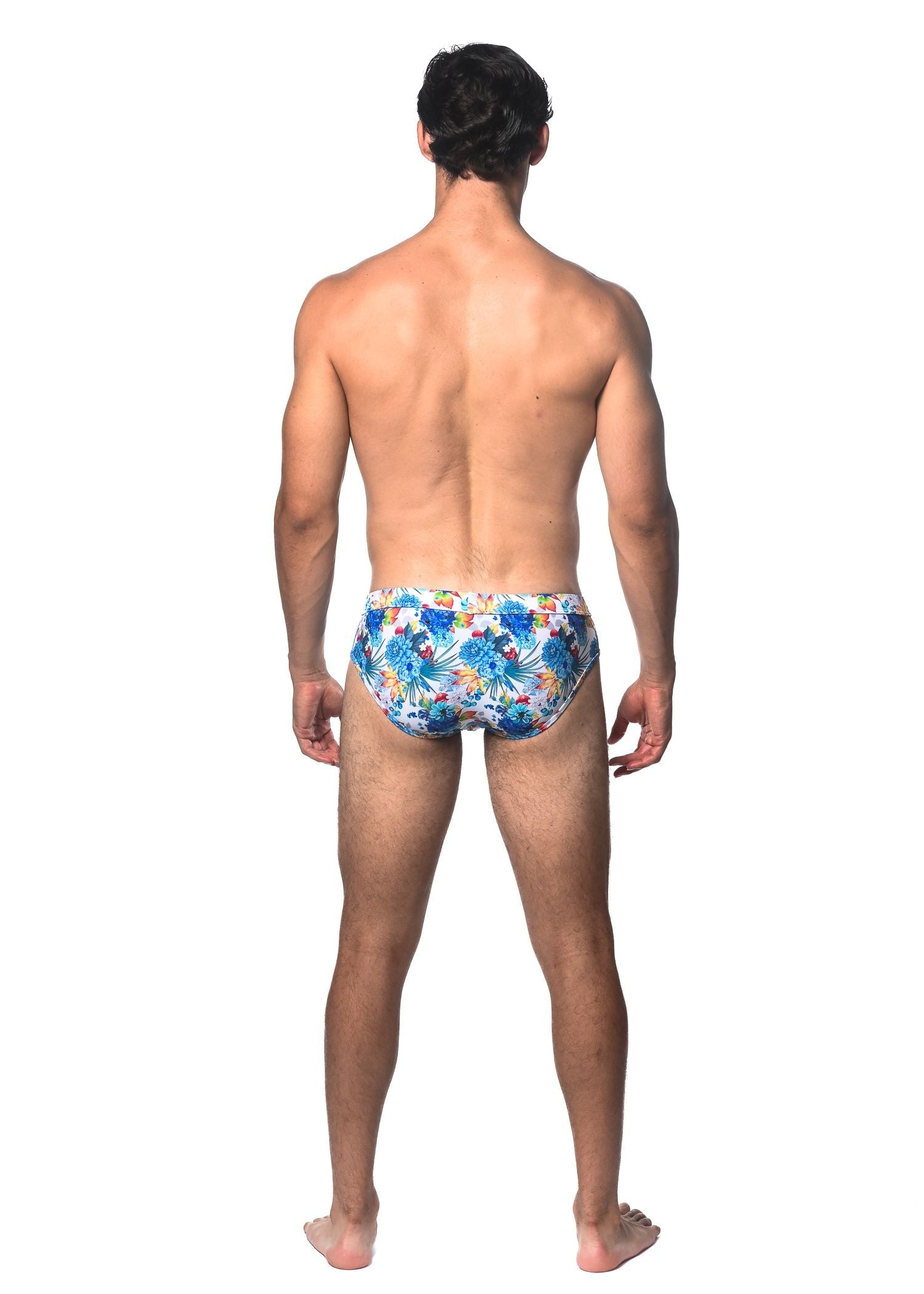 BADESHORTS MIT TROPICS-DRUCK