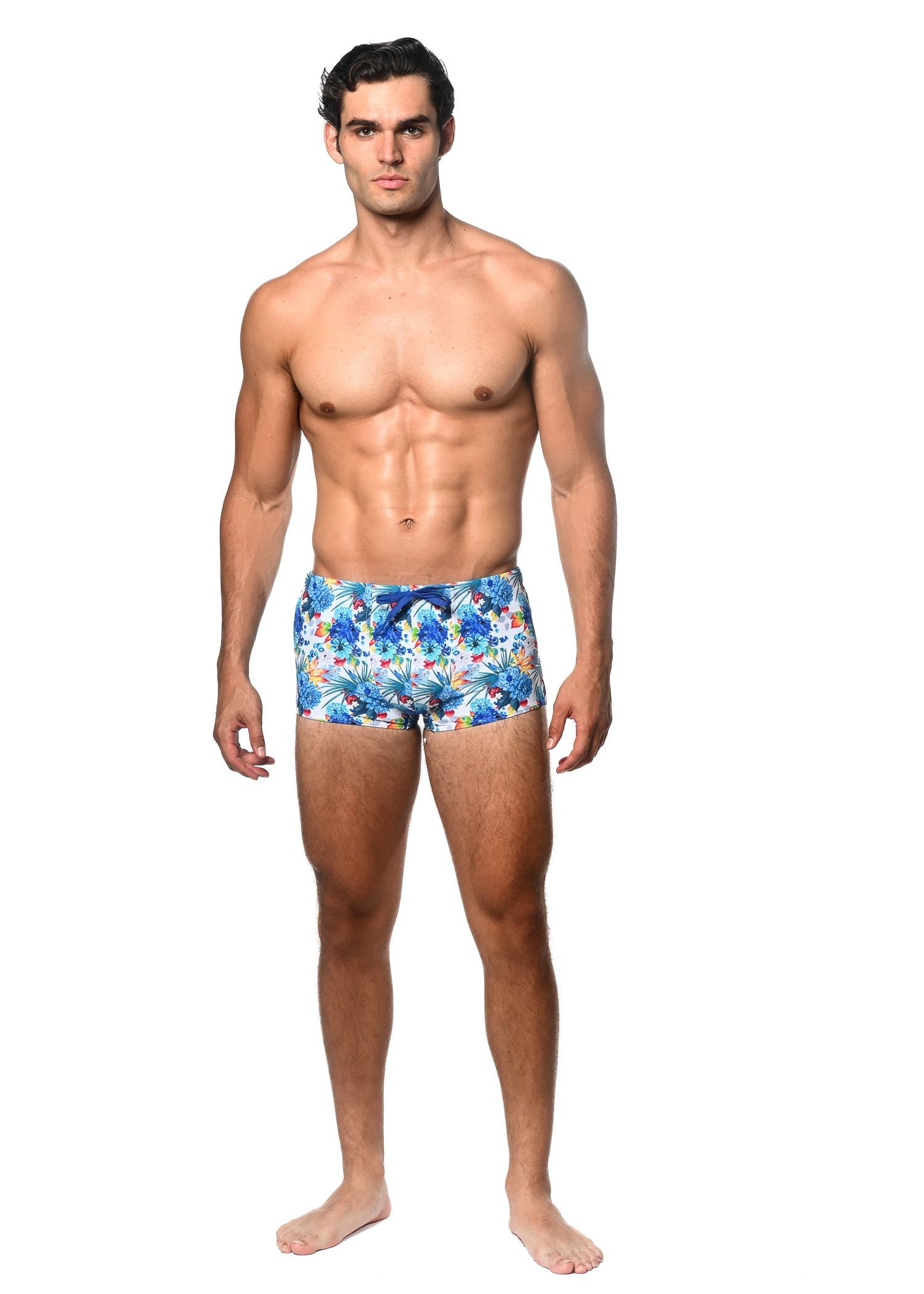 BADEHOSE MIT TROPEN-DRUCK