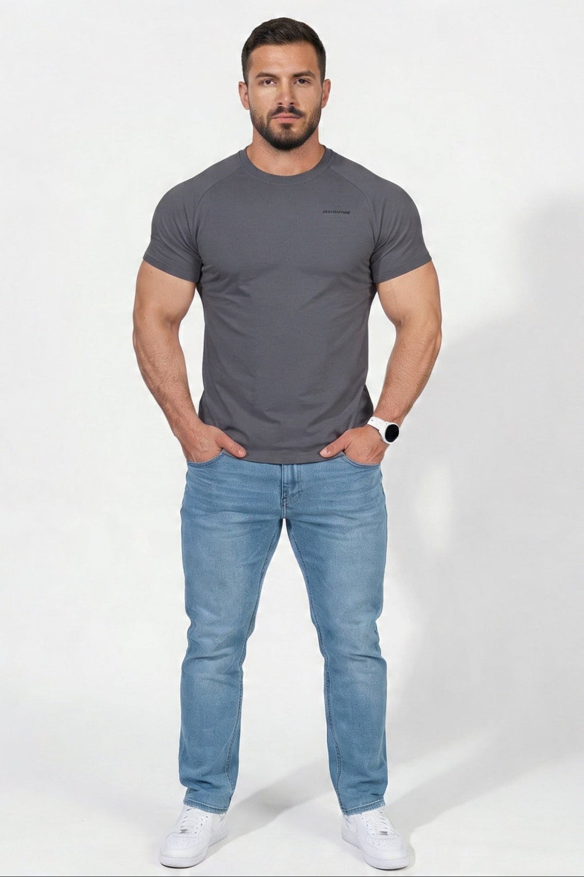 Camiseta Jed North Titan 2.0 Muscle Fit - Stone
