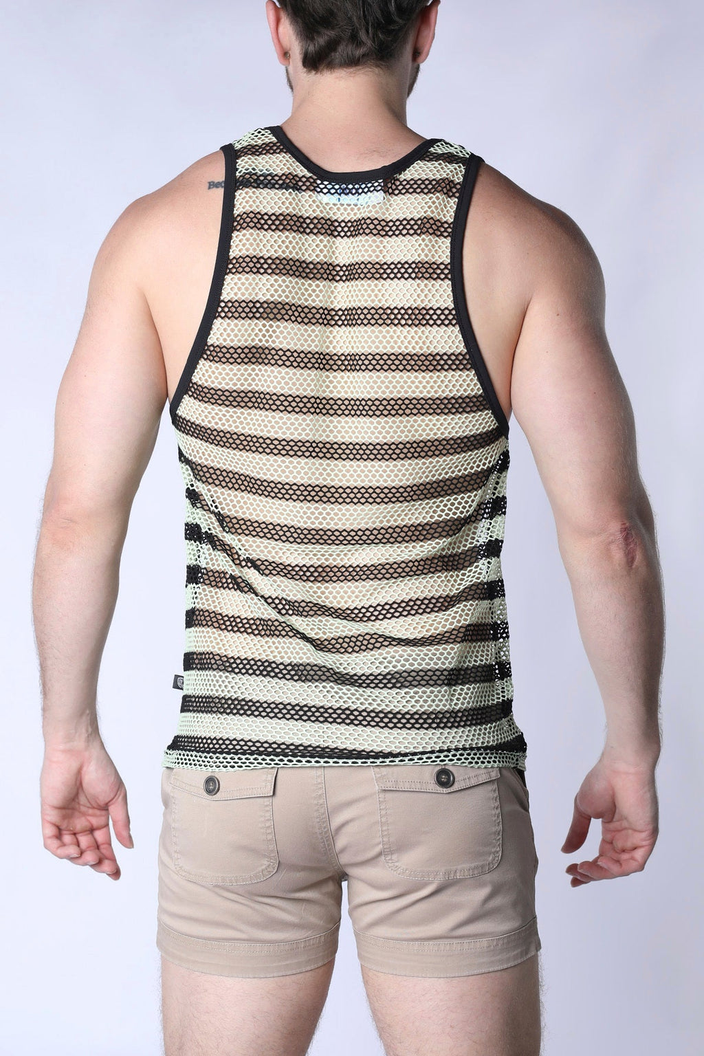 Mariner Mesh Stripe Tank Top