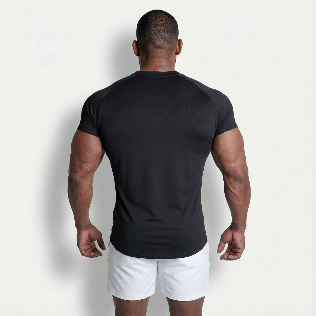 Camiseta de entrenamiento prémium Jed North - Negra