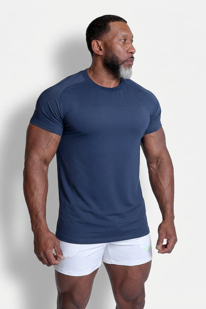 Jed North Premium Trainings-T-Shirt – Navy