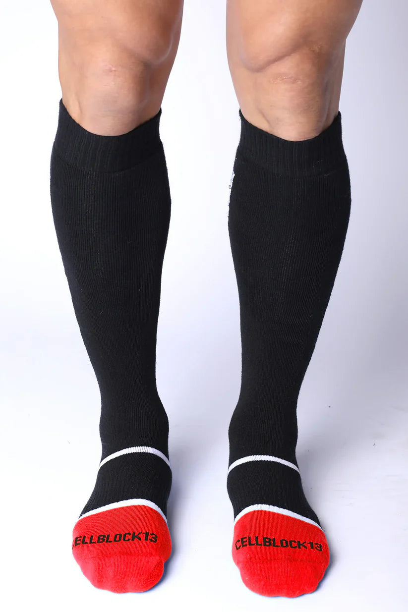 TAKE DOWN KNIEHOHE SOCKEN