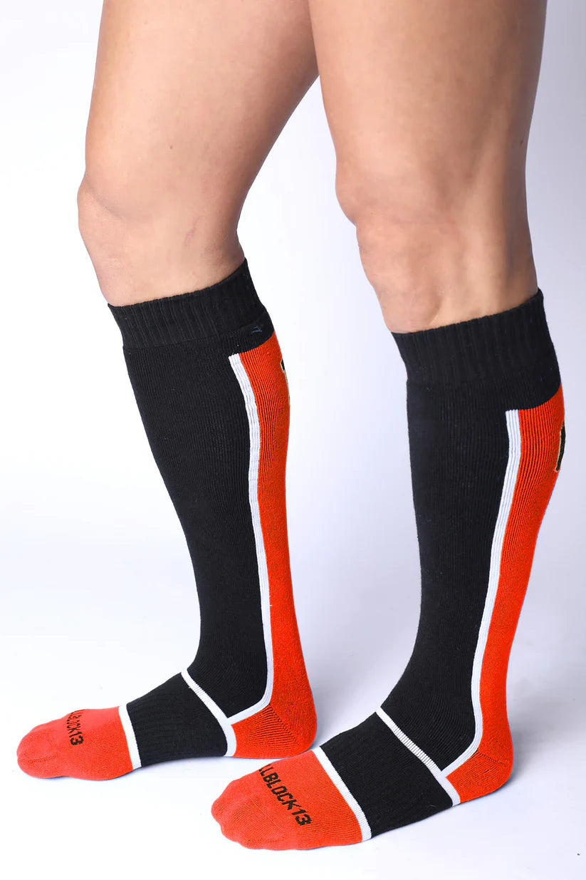 TAKE DOWN KNIEHOHE SOCKEN