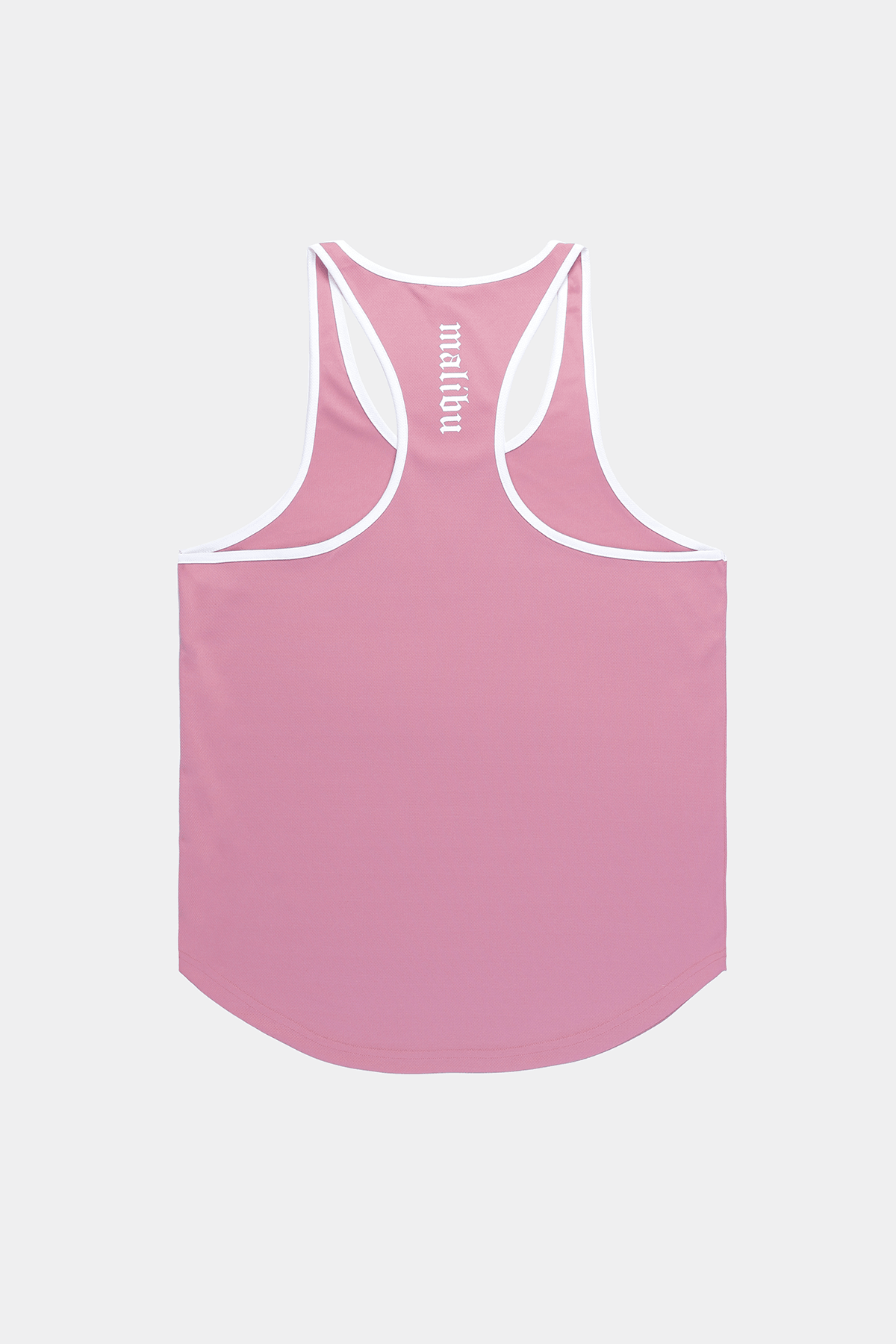 Camiseta sin mangas JJ Gym - Rosa con diseño de calavera