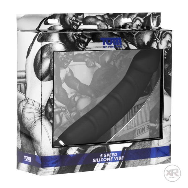 Tom of Finland 5-Gang-Vibrationspenis aus Silikon