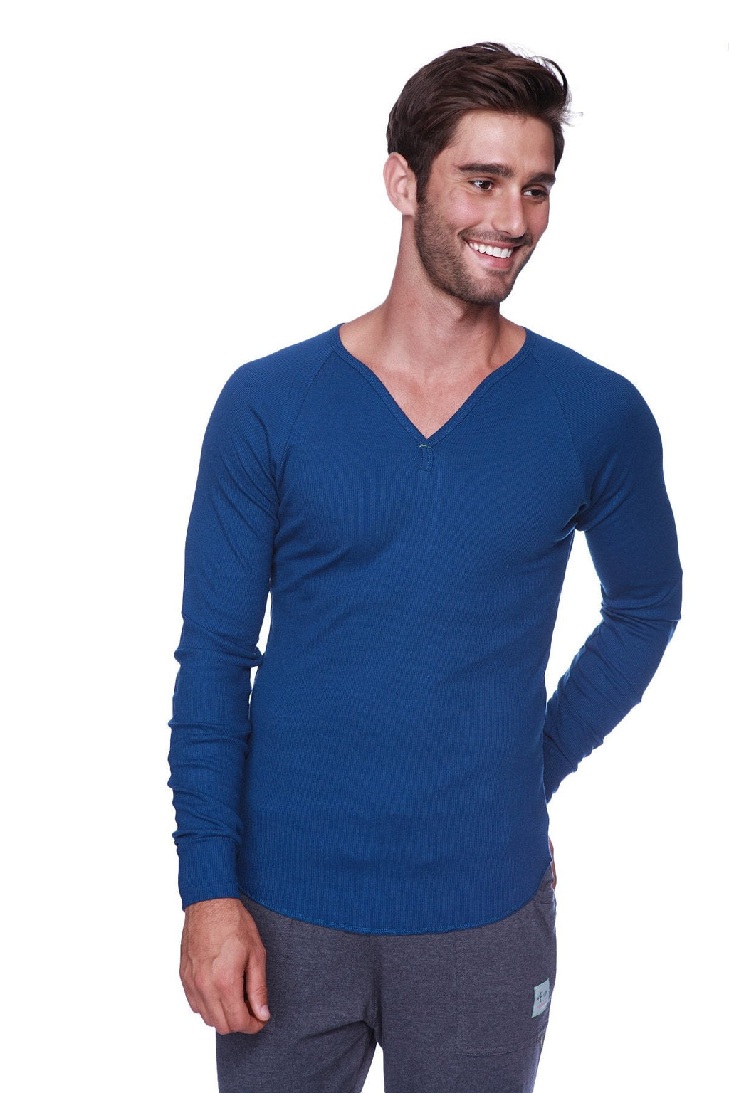 Thermal V-Neck Long Sleeve (Royal Blue)